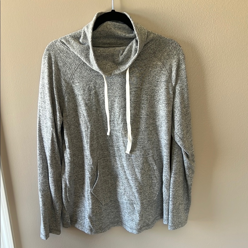 Thread & Supply Gray Cowl Neck Sweater